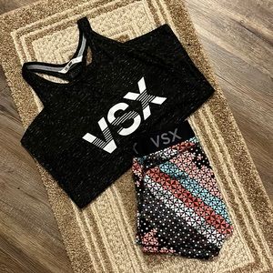 VICTORIA’S SECRET Sportswear Racerback Tank Top and Shorts